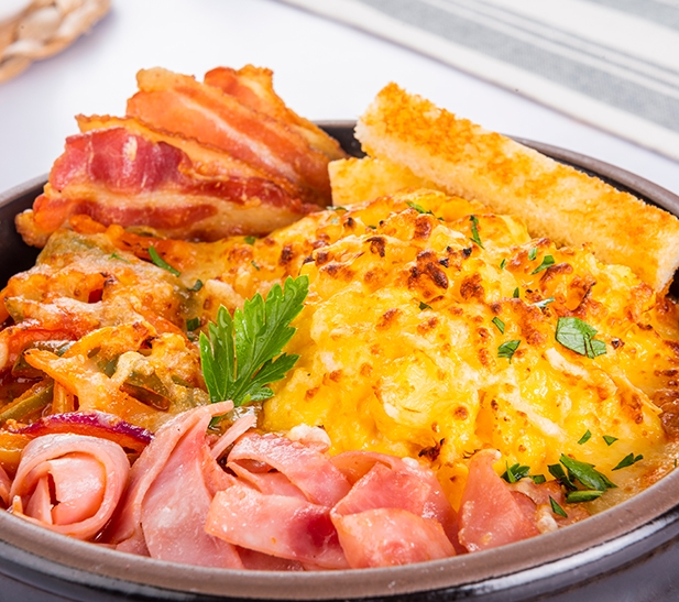 Cazuela Fritz con huevos