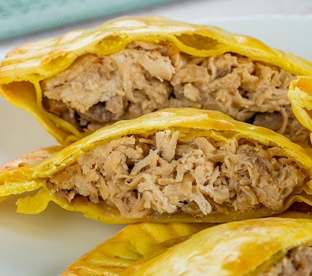 Pasteles andinos de gallina