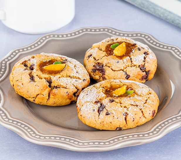 Galletas de quinoa con mermelada de uvilla